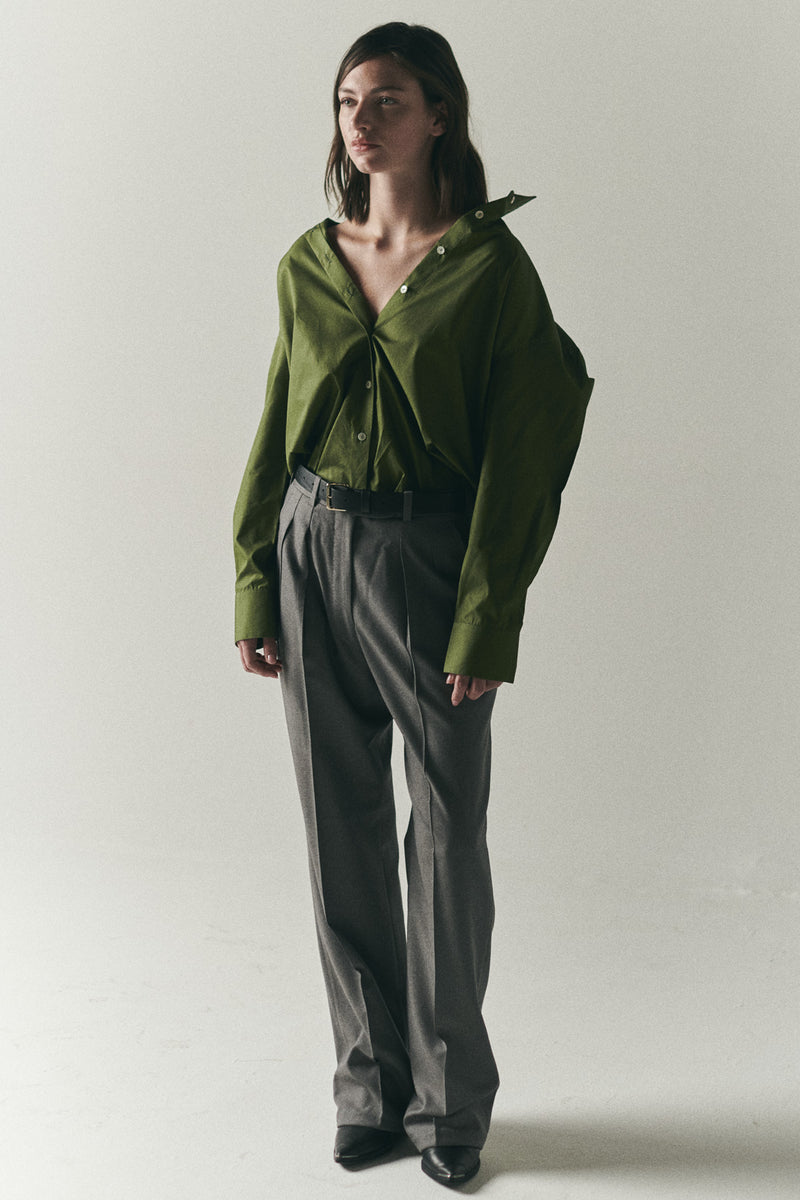★24-25AW新作★glowny★G STRAIGHT WOOL PANTS ☆24-25AW新作☆glowny☆G STRAIGHT WOOL PANTS (GLOWNY/パンツ